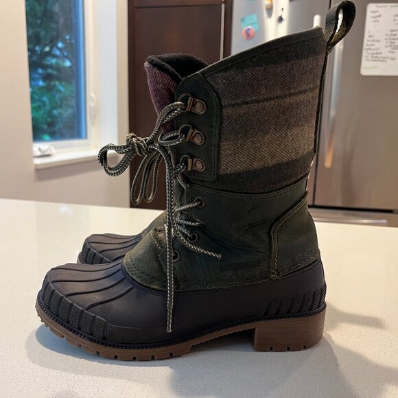 Kamik Sienna 2 Winter Boots, Green Khaki - Picture 3 of 6